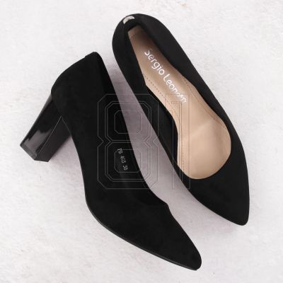 14. Sergio Leone W PB403 SK429B Pumps mit Blockabsatz