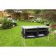 15. Klappbarer Campingtisch 120 x 47 x 70/62/54 cm mit Kleiderschrank 33 x 30 x 36 cm