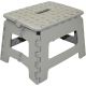 5. Faltbarer, rutschfester Hocker, Grau