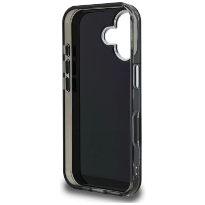 7. Karl Lagerfeld IML Aquarelle Choupette & Logo iPhone 16 Hülle - Schwarz