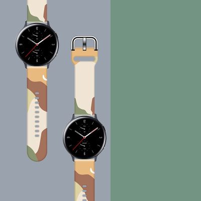 3. Strap Moro für Samsung Galaxy Watch 40 / 41 / 42 / 43 / 44 mm Silikonarmband Uhrenarmband - Muster 16