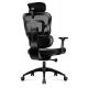6. Huzaro Combat 7.0 Schwarzer Gaming-Stuhl