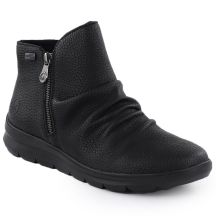 Damen-Lederboots, wasserdicht, schwarz – Rieker Z0056-00