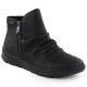 Damen-Lederboots, wasserdicht, schwarz – Rieker Z0056-00