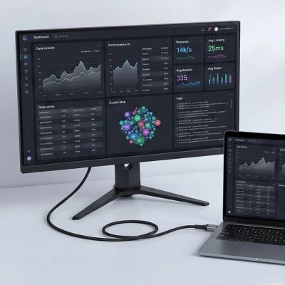 5. Tech-Protect UltraBoost HDMI 2.1 4K 120Hz / 8K 60Hz Kabel 100 cm - schwarz