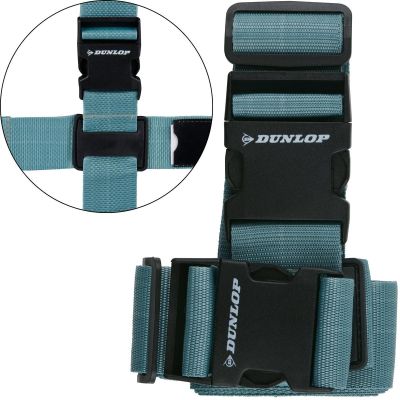 UNIVERSAL-GEPÄCKSICHERUNGSGURTE 230 x 5 cm, 2er-Set, DUNLOP MARINE