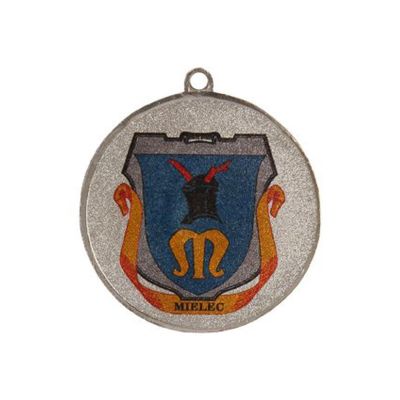 7. Silberne Stahlmedaille, zweiter Platz, mit LuxorJet-Farbdruck