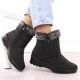 2. Damen-Schneestiefel mit Fellfutter, schwarz, Vinceza 86231