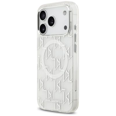 2. Karl Lagerfeld IML KL Monogram MagSafe Case für iPhone 17 Pro - Weiß