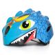 3. Wozinsky Kinderfahrradhelm, Drachenmuster, leicht, Größe S – Blau