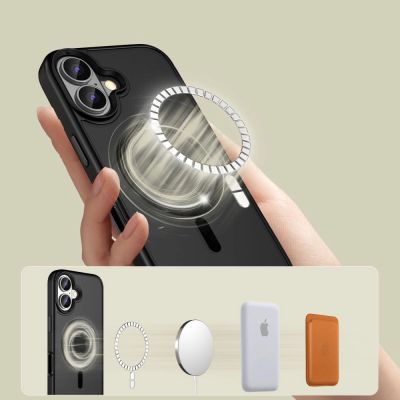 2. Tech-Protect MagMat MagSafe Hülle für iPhone 16 – Schwarz