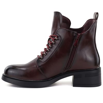 3. Gefütterte Damen-Ankle-Boots mit Blockabsatz S.Barski HY62-8112