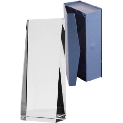 2. Glastrophäe mit Etui