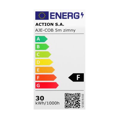 4. COB-LED-Streifen 5 m, kaltweiß, IP20