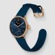 Withings ScanWatch 2 – Smartwatch mit EKG-Funktion, Herzfrequenz- und SpO2-Messung sowie Aktivitäts- und Schlaftracking (38 mm, Blau/Roségold)