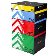 Set mit vier HMS Premium Plyometrie-Boxen PYBS01