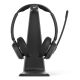 7. EPOS IMPACT 1061 ANC Kabelloses Headset mit Kopfbügel, Bluetooth-Ladestation für Büro/Callcenter, Schwarz