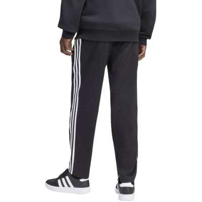 3. adidas Essentials Herren-Trikothose mit 3 Streifen, Single Jersey, Schwarz, KY6611