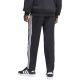 3. adidas Essentials Herren-Trikothose mit 3 Streifen, Single Jersey, Schwarz, KY6611