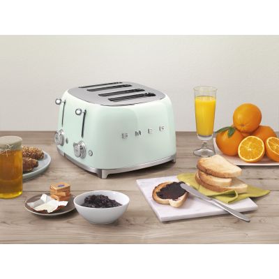 9. Smeg TSF03PGEU Toaster grün 2000 W