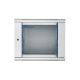 EXTRALINK Wandregalschrank 9 HE 600 x 450 mm Grau