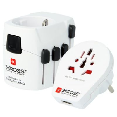 Skross PRO – Welt & USB Weiß