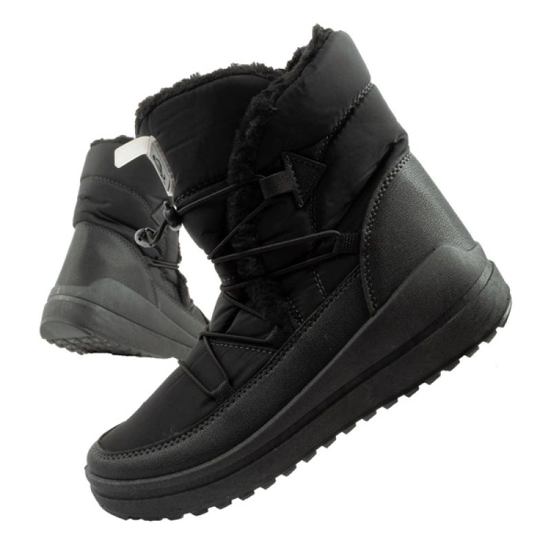 Easy Way Winterstiefel Schneestiefel Damen isoliert modisch Schwarz