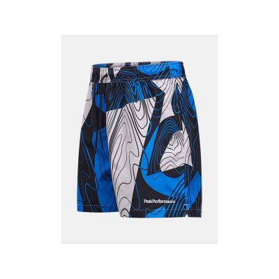 3. PEAK PERFORMANCE M Badeshorts mit Grafikmuster, Blau