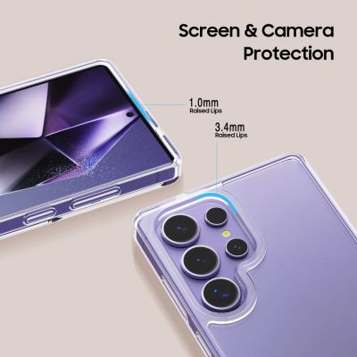 3. Tech-Protect Flexair Hybrid-Hülle für Samsung Galaxy S25 Ultra – transparent