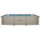 3. VIRTUFIT Rechteckiges Schwimmbecken 300 x 210 cm mit Filterpumpe Beige