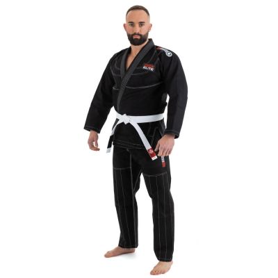 25. Kimono / GI für BJJ-Training – Schwarzer DBX ELITE A0 + A0-GÜRTEL