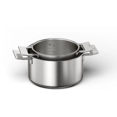4. BOSCH HEZ9SE040 Topfset – 3 Töpfe mit Deckel + Bratpfanne