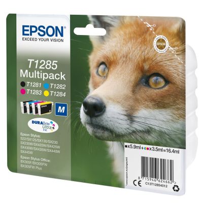 2. Epson Fox Multipack 4-Farben T1285 DURABrite Ultra Tinte