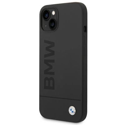 3. Hülle BMW BMHMP14MSLBLBK iPhone 14 Plus 6.7 "schwarz / schwarz Hardcase Silikon Signature Logo Magsafe