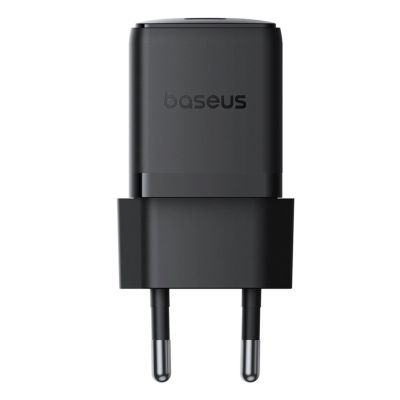 2. Baseus Palm 1C 20W Wandladegerät (mit Baseus Mini White USB-C 60W (20V/3A) 1m Kabel) - Schwarz