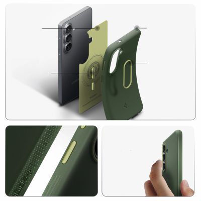 15. Spigen Nano Pop Mag MagSafe Hülle für Samsung Galaxy S26 - Grün