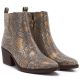 4. Damen-Cowboystiefel aus Schlangenleder, Gold, M.Daszyński SA261-1