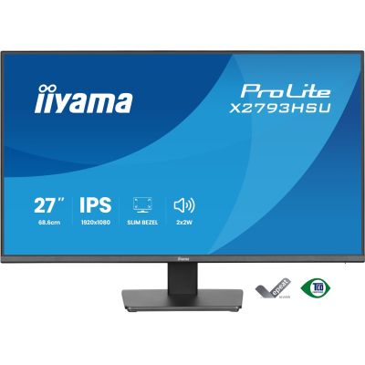 4. iiyama ProLite X2793HSU-B1 Computermonitor 68,6 cm (27") 1920 x 1080 px Full HD LED Schwarz