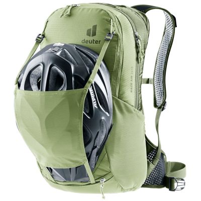 2. Deuter Race Air 14 + 3 Fahrradrucksack, Mineral/Handschuh
