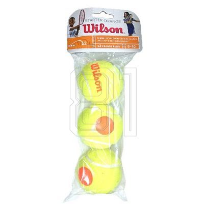 Wilson Starter Orange Junior Tennisbälle 3 Stück