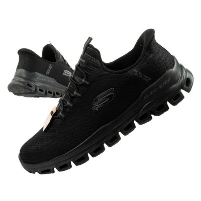 Skechers Herren-Sneaker Glide-Step, bequem, leicht, zum Hineinschlüpfen, schwarz