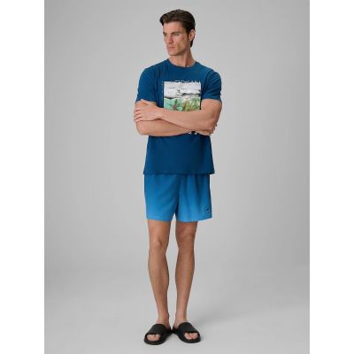 3. Herren-T-Shirt mit Aufdruck, regulär, Größe 4F 4FRSS26TTSHM4304-46S