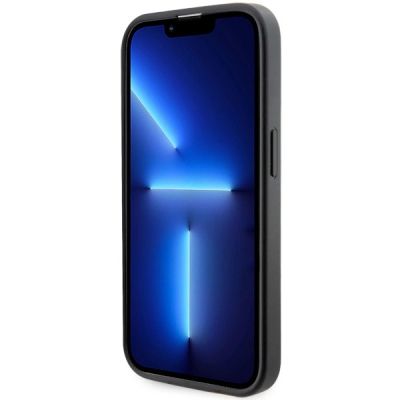 5. Guess GUHMP14LP4RPSK iPhone 14 Pro 6,1" schwarz/schwarzes Hardcase 4G bedruckte Streifen MagSafe