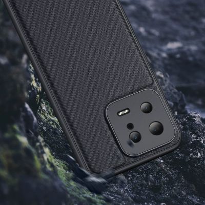 12. Dux Ducis Fino Hülle für Xiaomi 13 Hülle mit Silikonrahmen grau