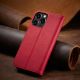 14. Magnet Fancy Case Hülle für iPhone 14 Pro Flip Cover Wallet Ständer rot