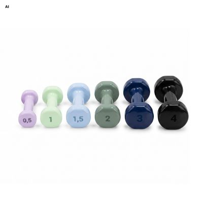 22. Vinyl-Hantelset 2 x 2 kg Spokey SHAPE