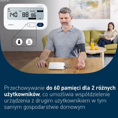 2. Omron M3 COMFORT AFIB Blutdruckmessgerät + Netzteil