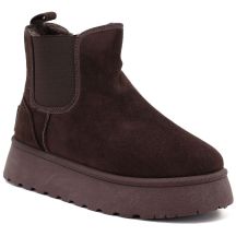 Wasserdichte Damen-Schneestiefel, Plateau-Stiefeletten, braun, Big Star UU274174
