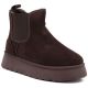 Wasserdichte Damen-Schneestiefel, Plateau-Stiefeletten, braun, Big Star UU274174