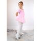 4. Jr Nazo Leder Tanzballettschuhe mit Gummibändern Weiß